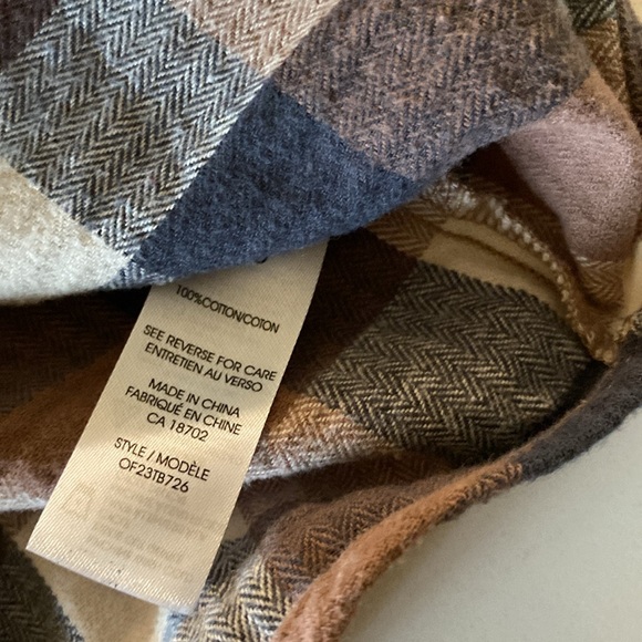 ⚫️ Rococo ⚫️ flannel shirt - size 2-3 - Picture 3 of 3